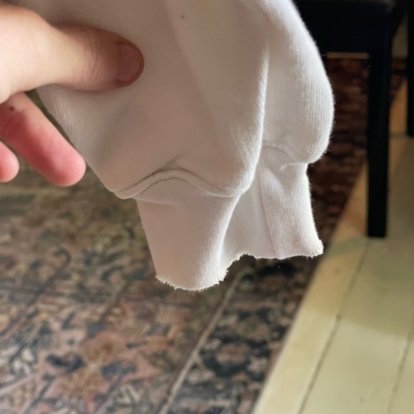 NWT Cotton Citizen 100% Cotton White Cropped Hoodie Size XS - Picture 10 of 10